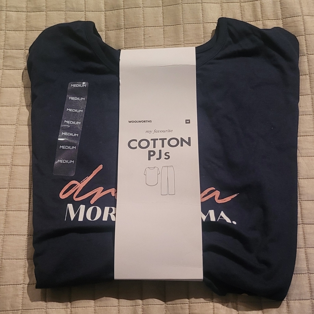 Navy 100% Cotton PJs